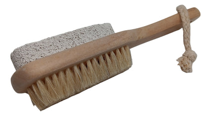 Natural Pumice Stone and Brush