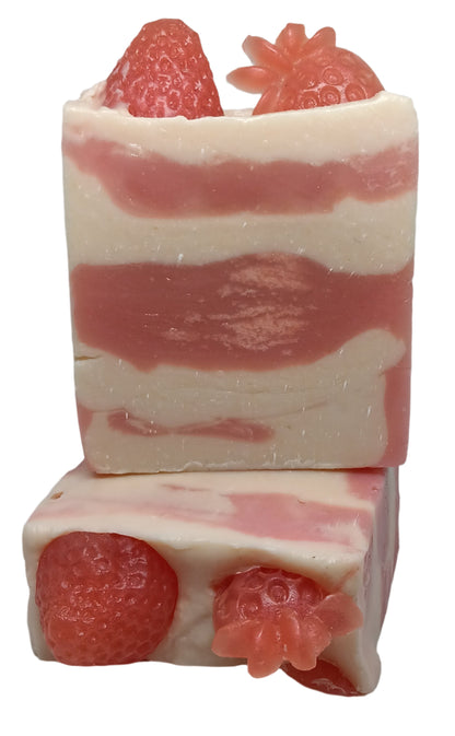 Strawberry Goat Milk Crafted Soap