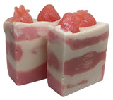 Strawberry Goat Milk Crafted Soap