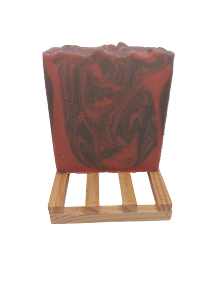 Natural Wood Soap Holder - Square Style