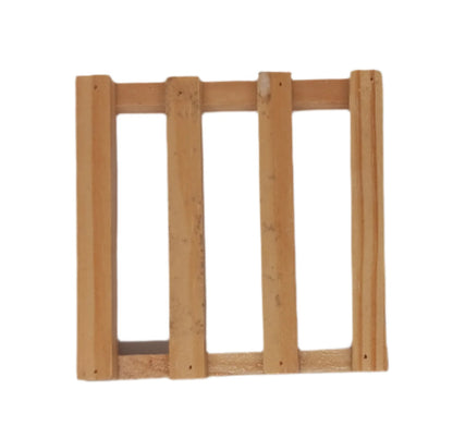 Natural Wood Soap Holder - Square Style